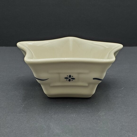 Longaberger Woven Traditions Classic Blue Star Dish Heritage Blue Star Bowl - Picture 1 of 6